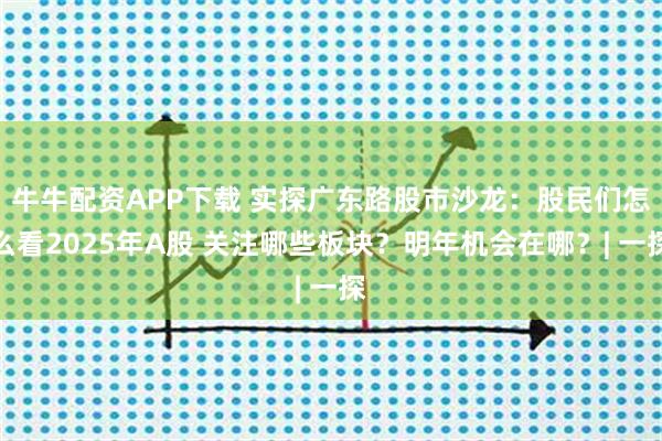 牛牛配资APP下载 实探广东路股市沙龙：股民们怎么看2025年A股 关注哪些板块？明年机会在哪？| 一探